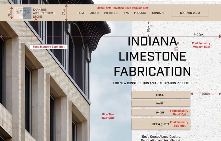 Carnegie Stone — уникальный дизайн WordPress
