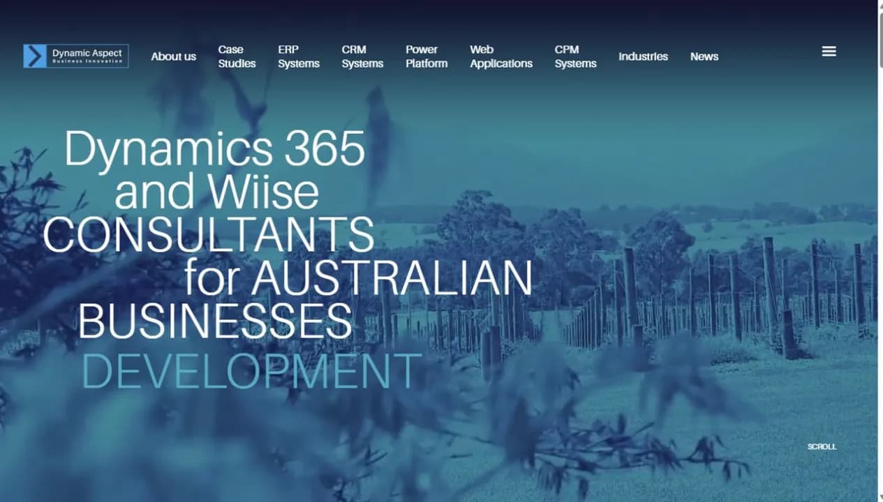 SEO австралийского интегратора Microsoft Dynamics 365
