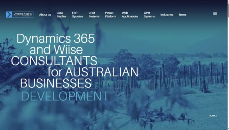 SEO австралийского интегратора Microsoft Dynamics 365